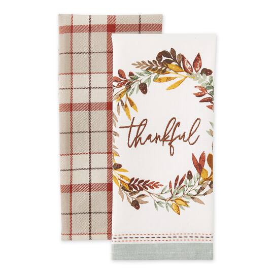 DII® Thankful Autumn Dishtowel Set